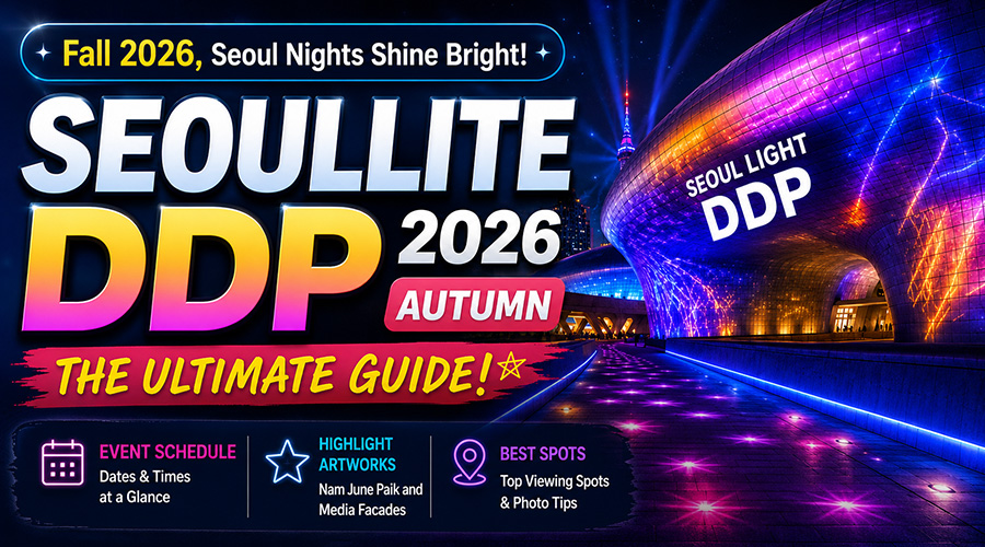 Seoulite DDP 2026 Autumn in Seoul, South Korea: Ultimate Guide to Schedules, Artworks, Viewing Spots & Parking Tips