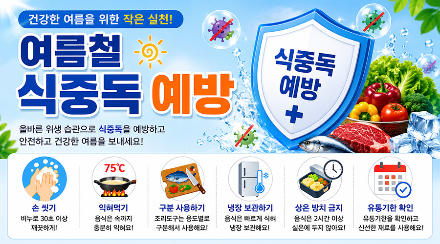 여름철 식중독 예방